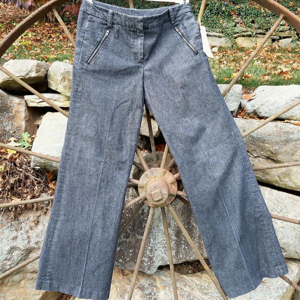 Sandro High-Rise Wide Leg Jeans